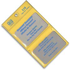 EZE LAP Knife Sharpener EZE LAP Credit Card Diamond Knife Sharpener Set EZ 210