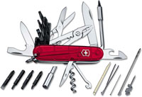 Victorinox Knives VN 53919 CyberTool 34 Translucent Ruby