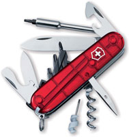 Victorinox Knives VN 54919 CyberTool 29 Translucent Ruby
