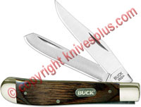 Buck Mini Trapper Woodgrain