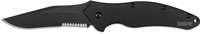 Kershaw Black Shallot Part Serrated