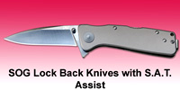 SOG Knives Assisted opening lock back knives