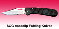 SOG Autoclip knives