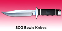 SOG Bowie knives, Trident, & Recon Bowie