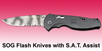 SOG knives Flash assisted opening
