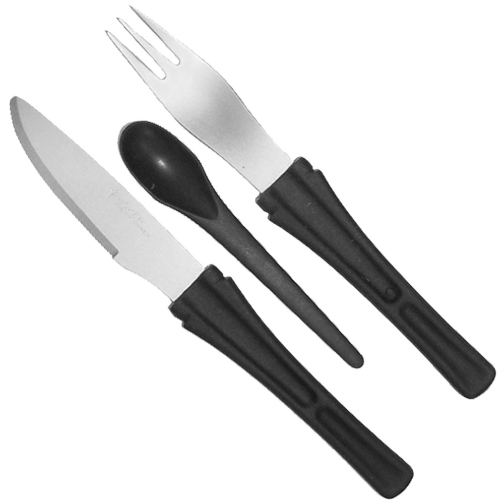 Boker 03BO800 SnacPac Travel Flatware Set - Knife, Fork & Spoon w