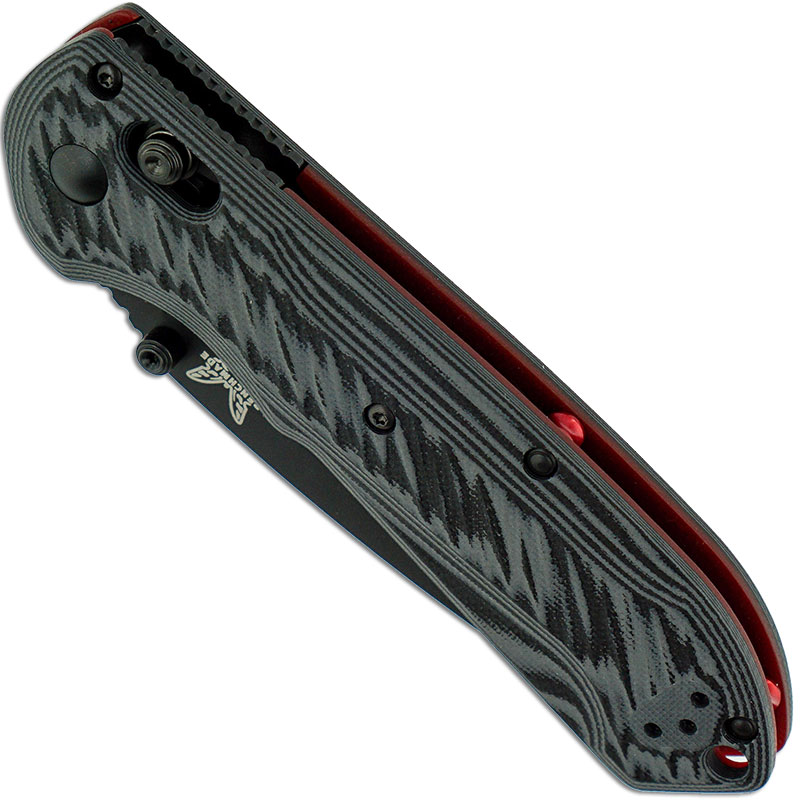 Benchmade 5601 Freek M4 Knife 560BK1 Black M4 Steel Drop Point, Gray