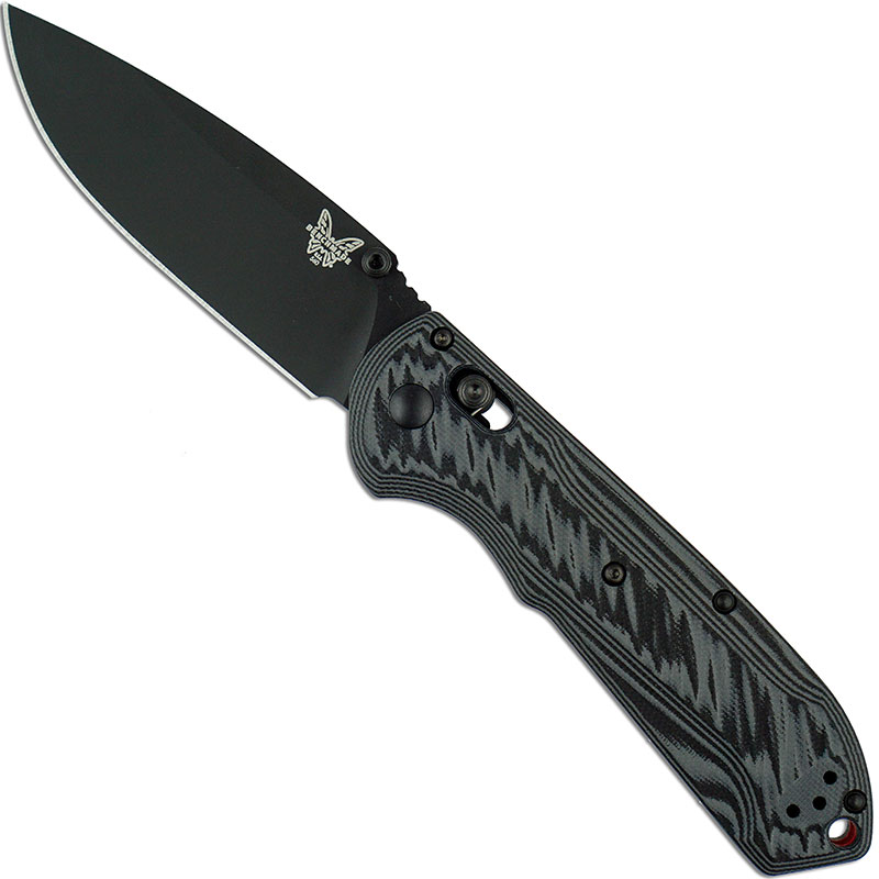 Benchmade 5601 Freek M4 Knife 560BK1 Black M4 Steel Drop Point, Gray