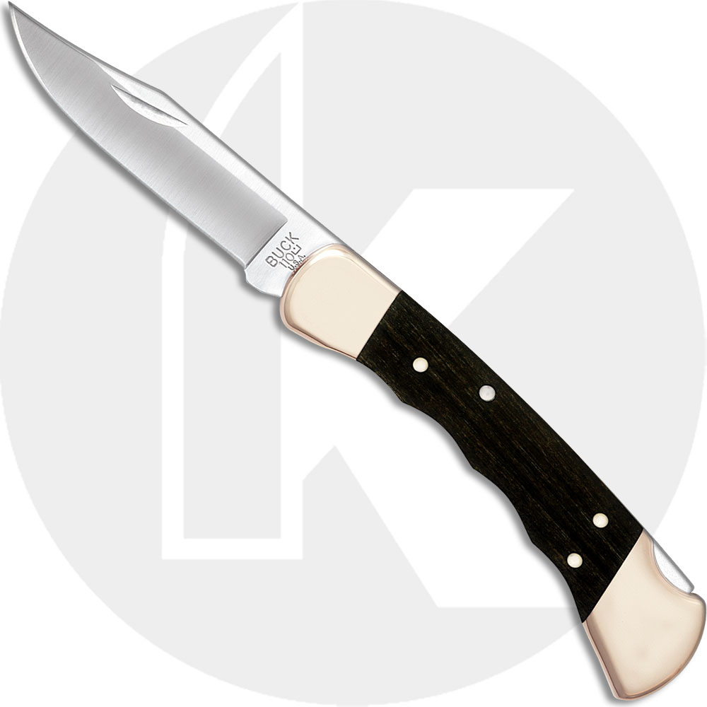Buck Knives Buck Folding Hunter Knife, Finger Grooved, BU-110FG