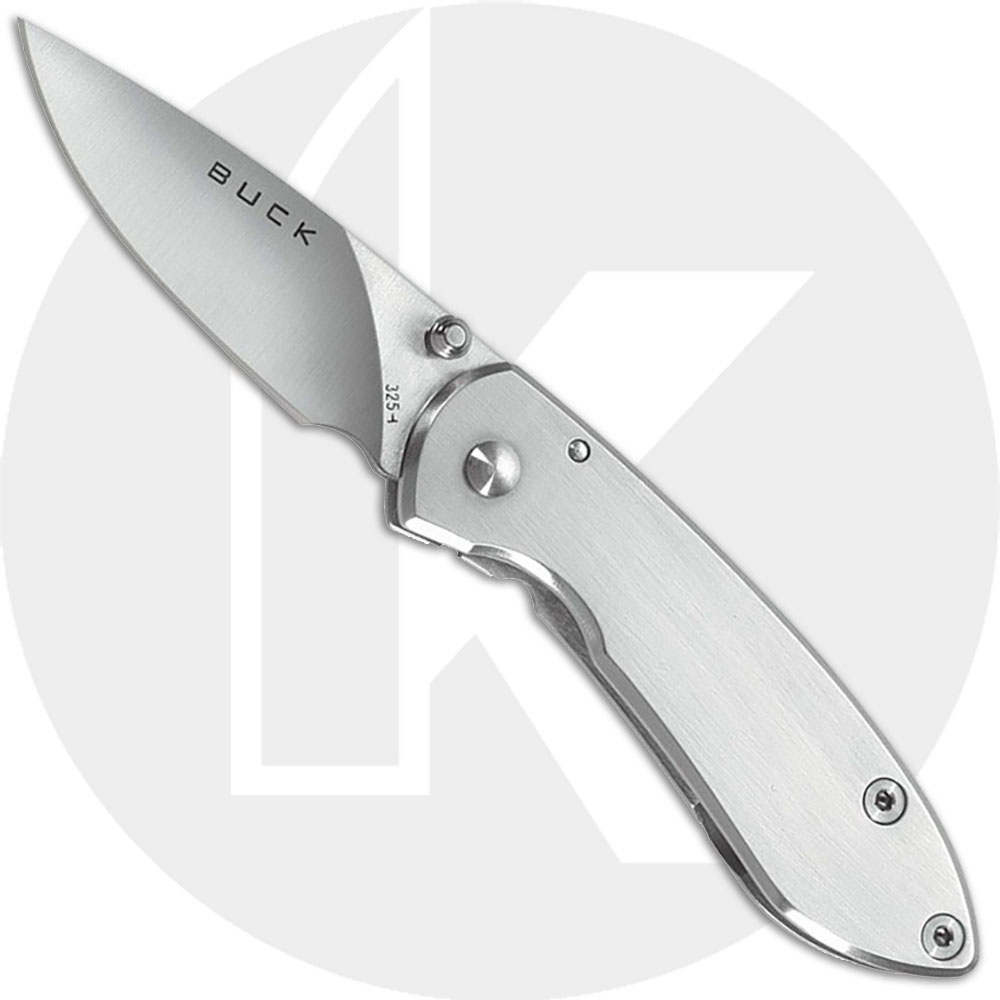 Buck Colleague Knife - Stainless Steel Handle