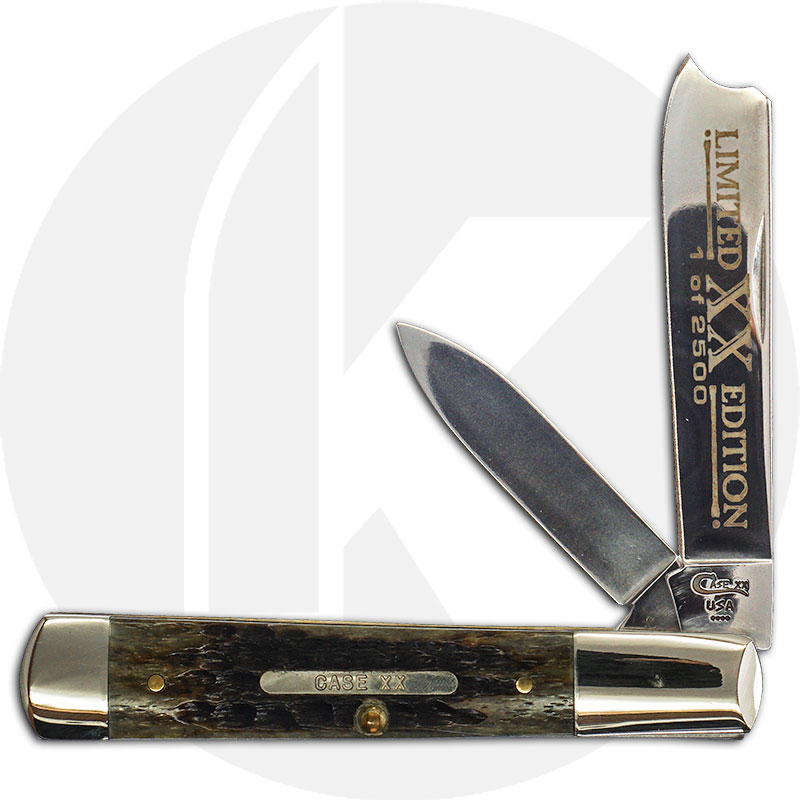Case Razor Knife 02978 Limited Edition II Green Bone 62005RAZSS