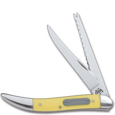 Case Fishing Knife, Yellow Synthetic, CA-120