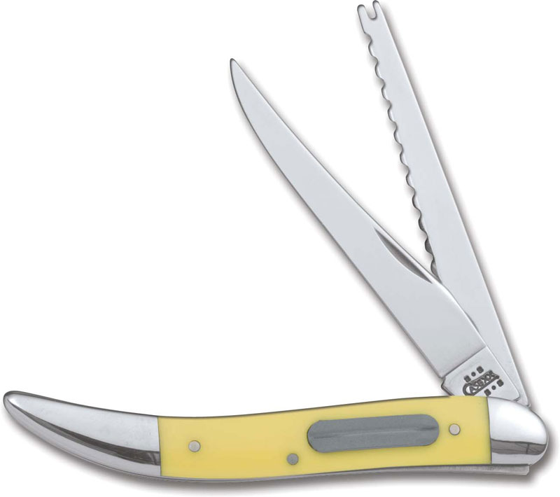 Case Fishing Knife, Yellow Synthetic, CA120
