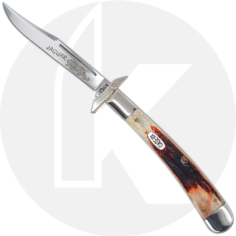 Case Jaguar Knife 02277 - Red Stag - R5151 SG - Discontinued - BNIB