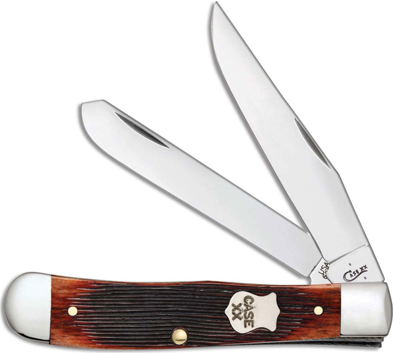 Case Trapper Knife 22871 Barnboard Chestnut Bone 6254SS