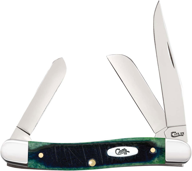 Case Medium Stockman Knife 27664 Hunter Green Bone 6318SS