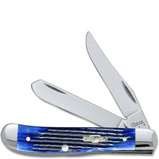 Case Knives Case Blue Bone Mini Trapper Knife, CA-2838