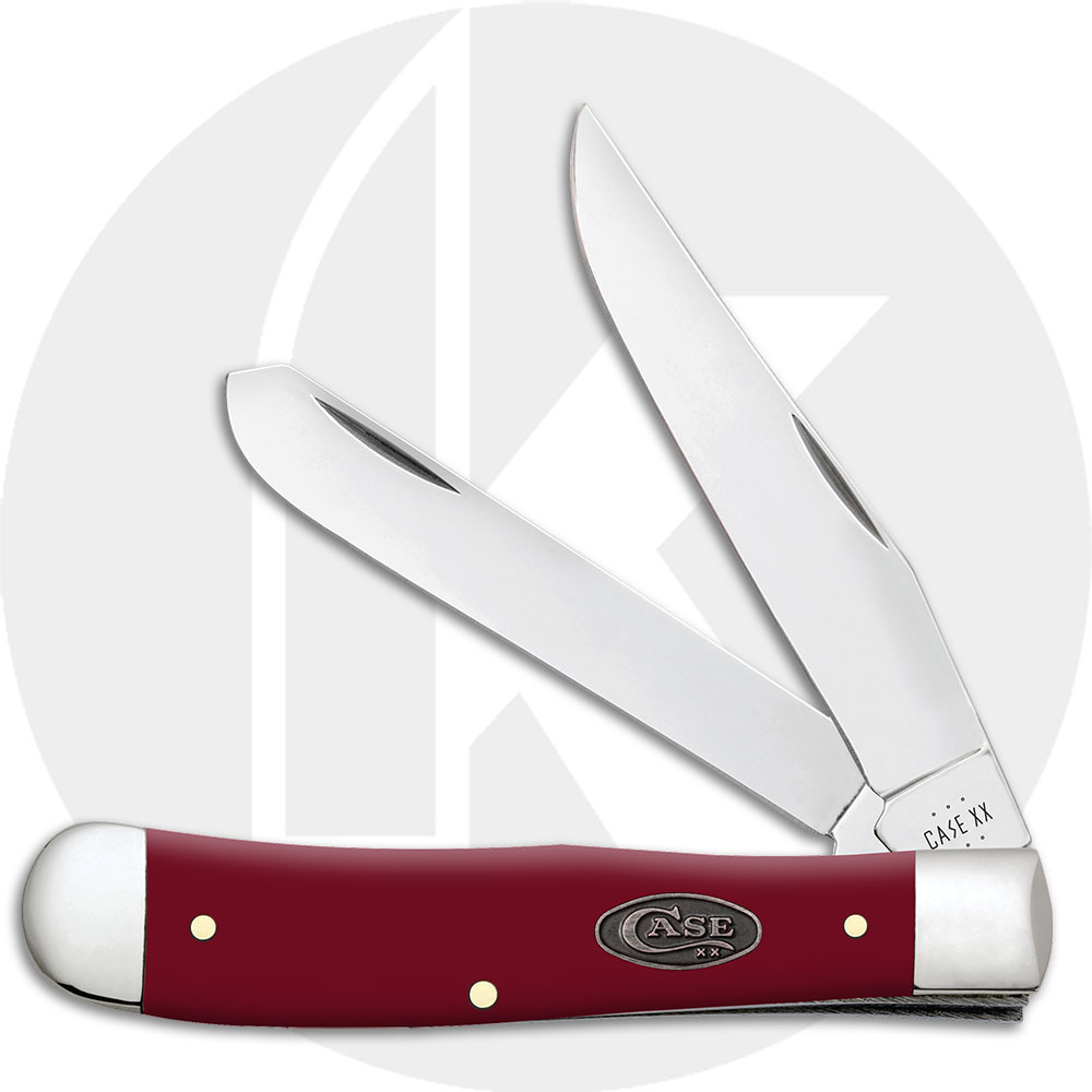 Case Trapper 30460 Knife Smooth Mulberry Synthetic 4254SS