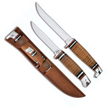 Case Knives Case Hunting Knife, Twin Finn Two Knife Set, CA-372