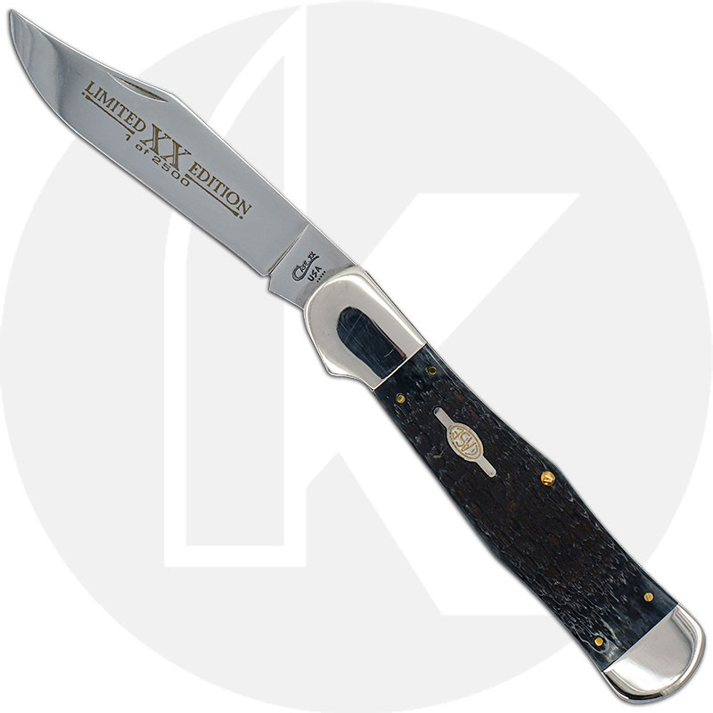 Case Coke Bottle Knife 04975 Limited Edition IV Pitch Black Bone