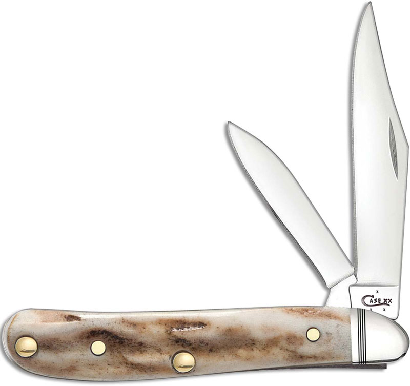 Case Barehead Peanut Knife 52950 Prime Vintage Stag V52201SS Limited