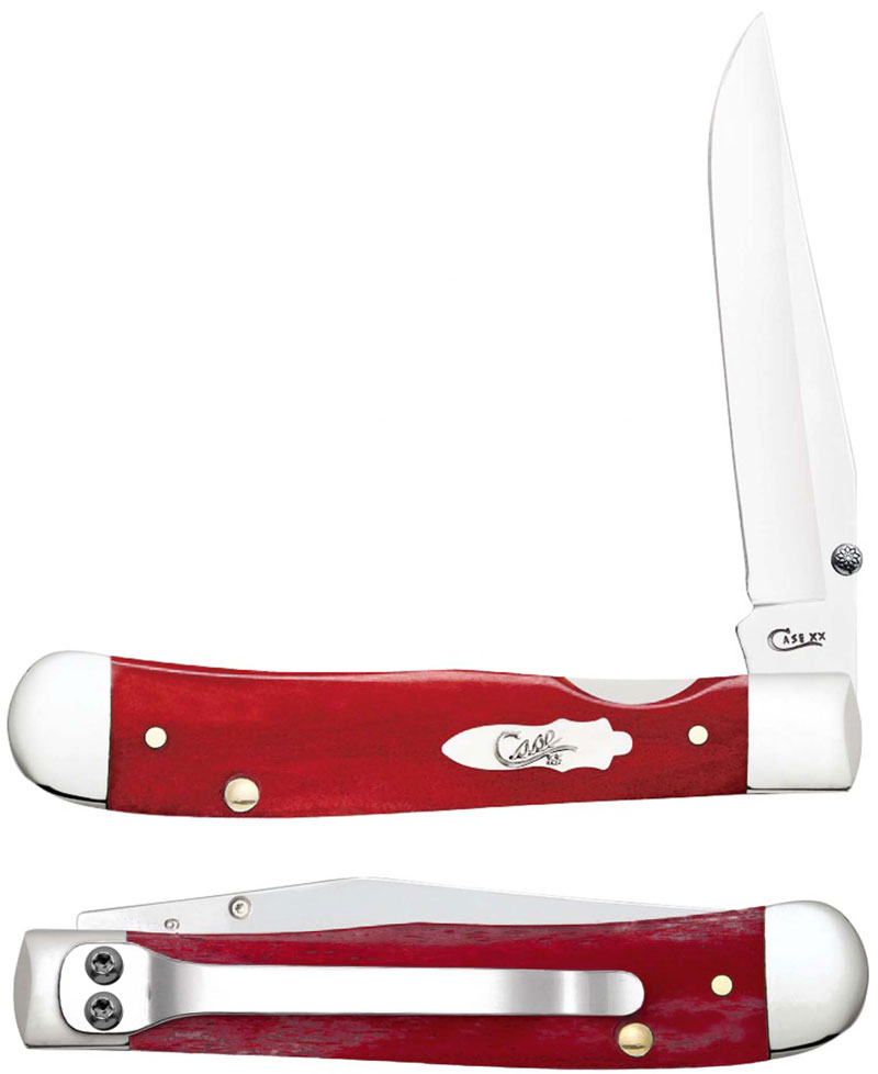 Case Kickstart TrapperLock Knife 60544 Smooth Dark Red Bone Case Kickstart TrapperLock Knife 60544 Smooth Dark Red Bone