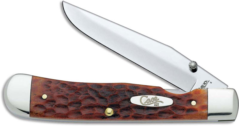 Case 1983 COLLECTOR'S CLUB Hobo Trapper - Chestnut Bone