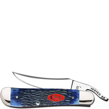 Case Knives Case Navy Blue Bone RussLock Knife, CA-7057