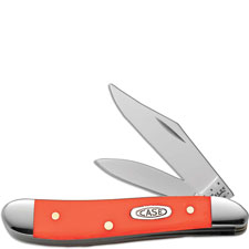 Case Peanut Knife, Smooth Orange Synthetic, CA-80504