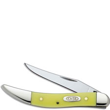 Case Knives Case Yellow CV Small Texas Toothpick Knife, CA-91