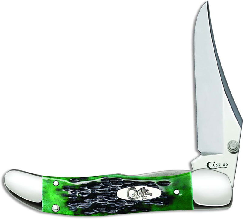 Case Kickstart Mid Folding Hunter Knife 09782 Pocket Worn Bermuda Green