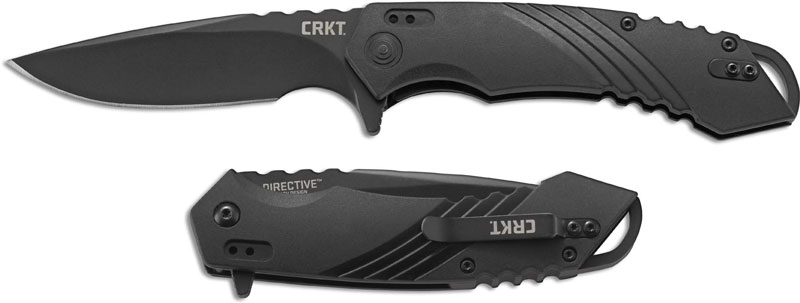 Folding Ceramic Pocket Knife - Black Handle 1063