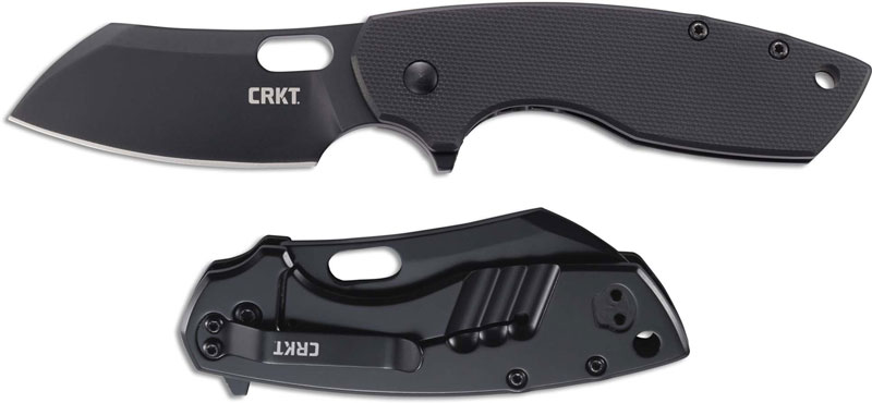 CRKT Pilar Large 5315GKD2 Jesper Voxnaes Black D2 Wharncliffe Flipper ...