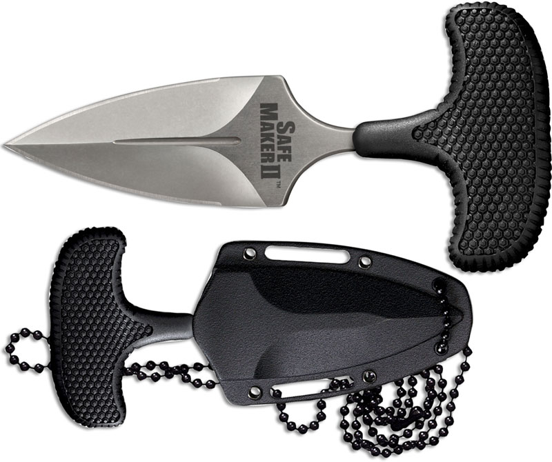 Cold Steel 12DCST Safe Maker II Knife AUS 8A Double Edge Push Dagger ...