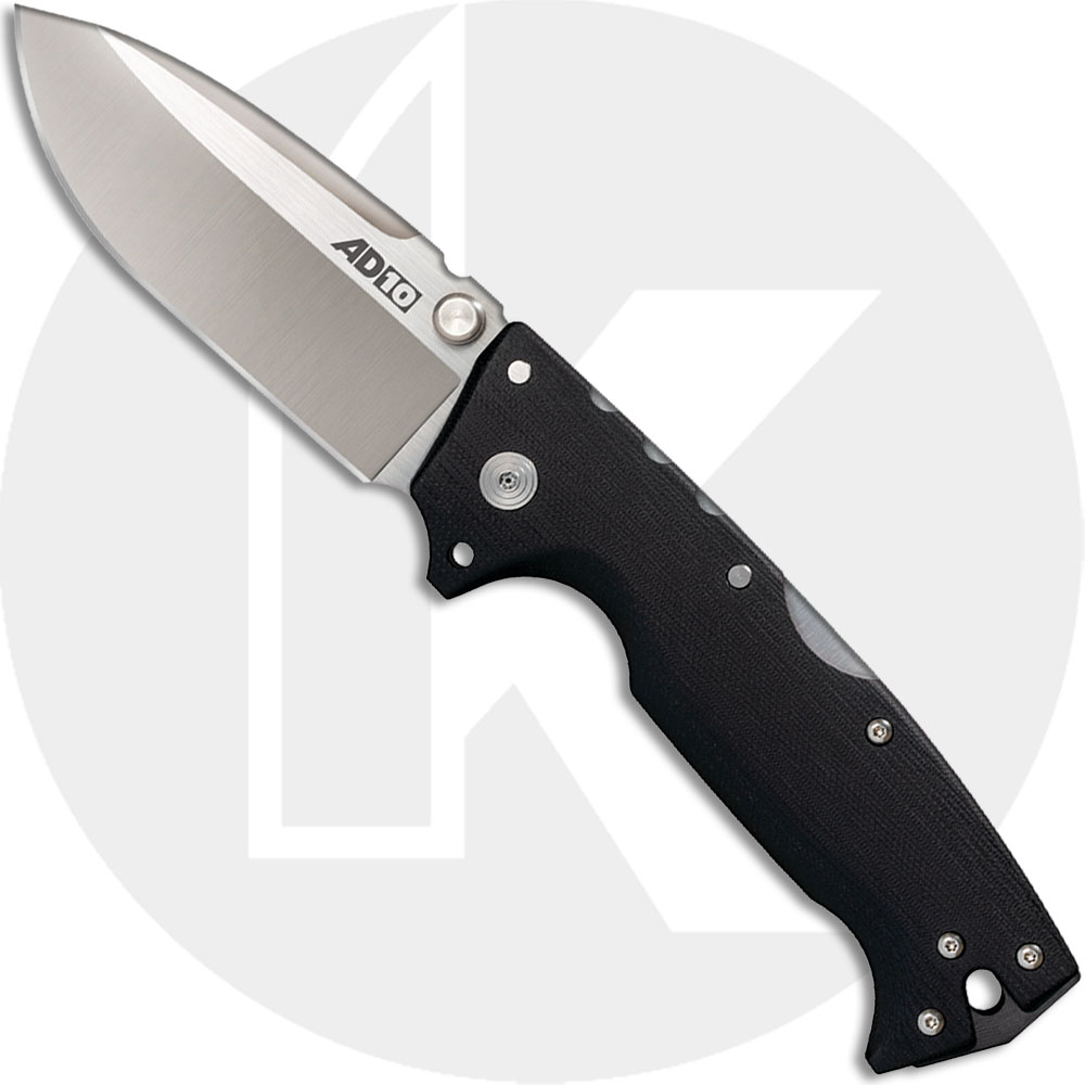 Cold Steel AD10 28DD Knife Andrew Demko S35VN Drop Point Black G10 TriAd Lock Folder