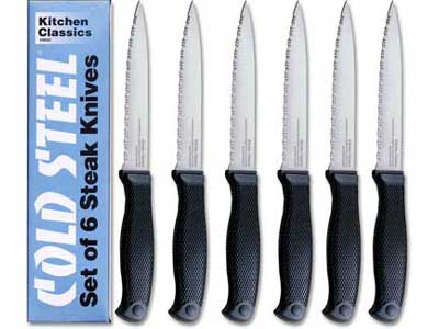 Cold Steel Steak Knife Set, CS-59KS6