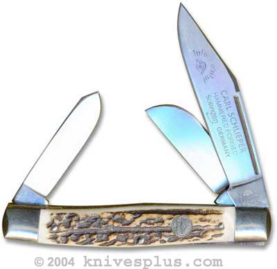 Eye Brand Knives: Eye Brand Large Stockman Knife, Stag Handle, EB