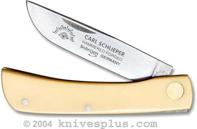 Eye Brand Knives: Eye Brand Sod Buster Jr Knife, Yellow Handle, EB-99JRY