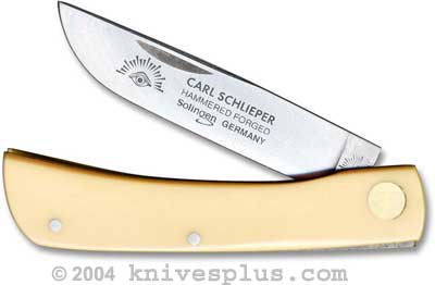 Eye Brand Knives: Eye Brand Sod Buster Jr Knife, Yellow Handle, EB