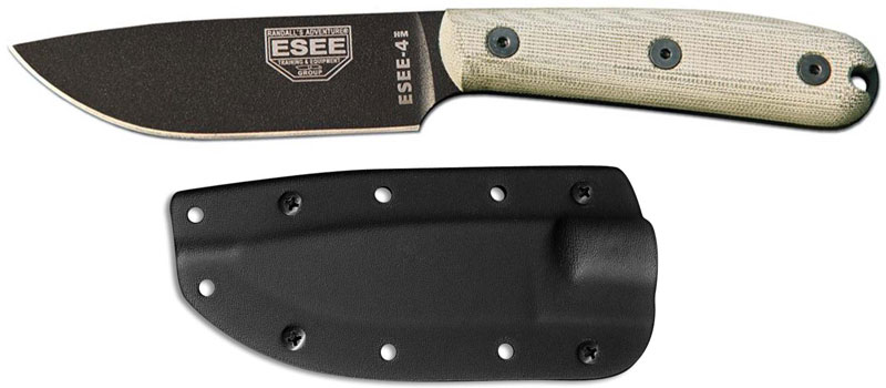 ESEE 4HM K Black - Smoky Mountain Knife Works