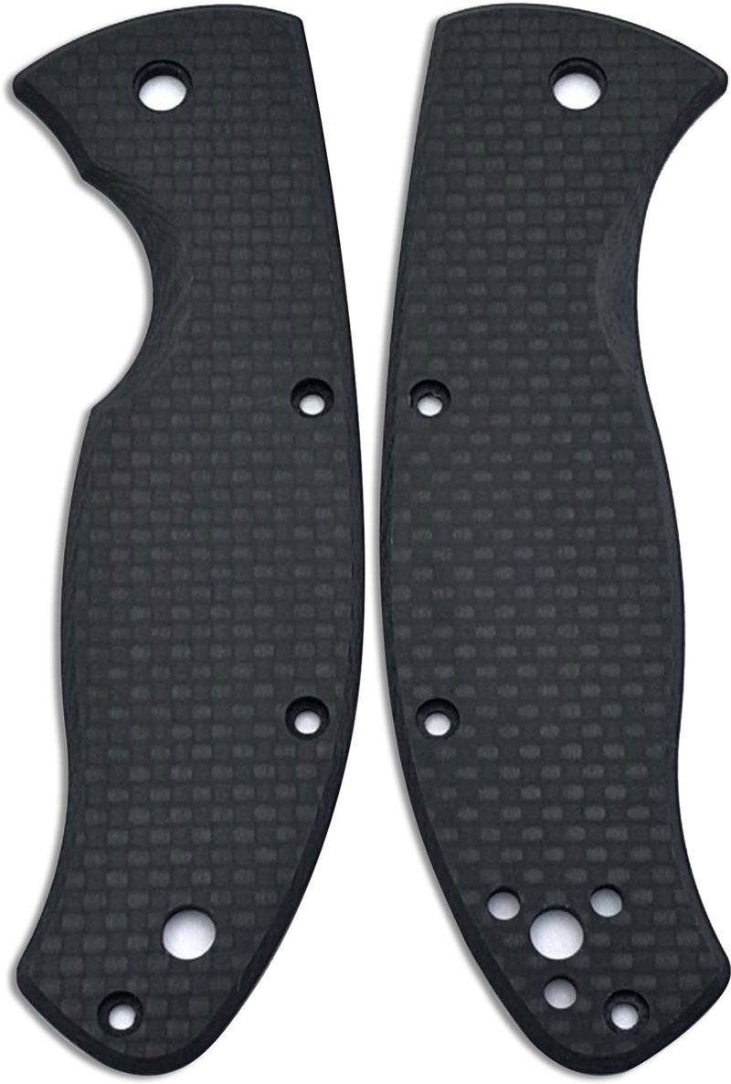 Flytanium Custom Carbon Fiber Scales for Spyderco Tenacious Knife
