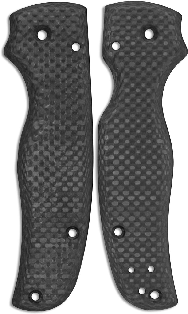 Flytanium Custom Carbon Fiber Scales for Spyderco Shaman Knife Matte