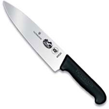 Schraf 8 Chef Knife with Red TPRgrip Handle