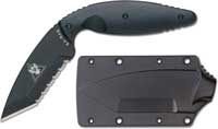 KA-BAR Knives KABAR TDI Law Enforcement Knife, Large Tanto Serrated, KA-1485