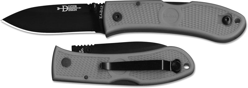 KA-BAR Dozier 4062GY Gray Folding Hunter 3 Inch Blade for sale online 