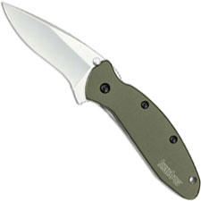 Kershaw Scallion, Olive Drab Aluminum, KE-1620OL