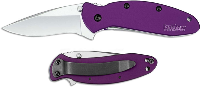 Kershaw Scallion, Purple Aluminum, KE-1620PUR