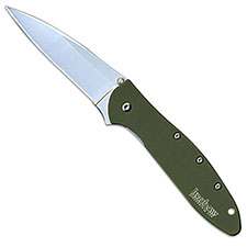 Kershaw Leek, Olive Drab Aluminum, KE-1660OL