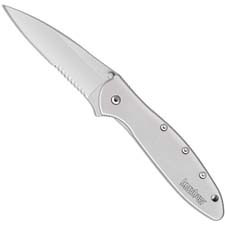 Kershaw Leek,  Part Serrated, KE-1660ST