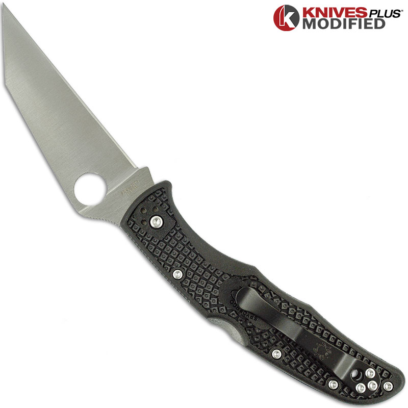 MODIFIED Spyderco Endura 4 Wharncliffe Regrind Satin Blade